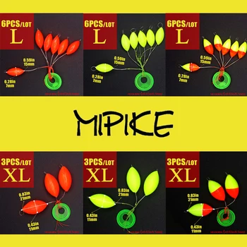 MIPIKE 1 Group 3pcs/6pcs EVA Cylinder Rig Floats Fishing Float Tip Stop Beans Red Orange Yellow Green Rigging Terminal
MIPIKE 1 Group 3pcs/6pcs EVA Cylinder Rig Floats Fishing Float Tip Stop Beans Red Orange Yellow Green Rigging Terminal