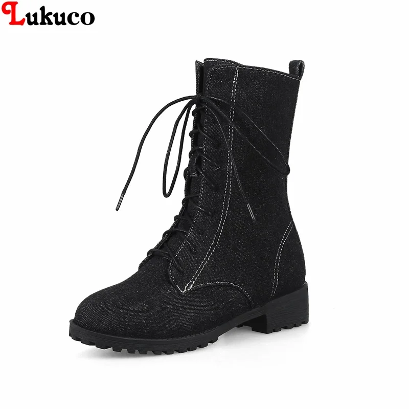 2019 Mid-Calf Winter Spring Female Boots Women Denim Boots Large Size 38 39 40 41 42 43 44 45 46 Concise Shoes Motorcycle boots
2019 Mid-Calf Winter Spring Female Boots Women Denim Boots Large Size 38 39 40 41 42 43 44 45 46 Concise Shoes Motorcycle boots