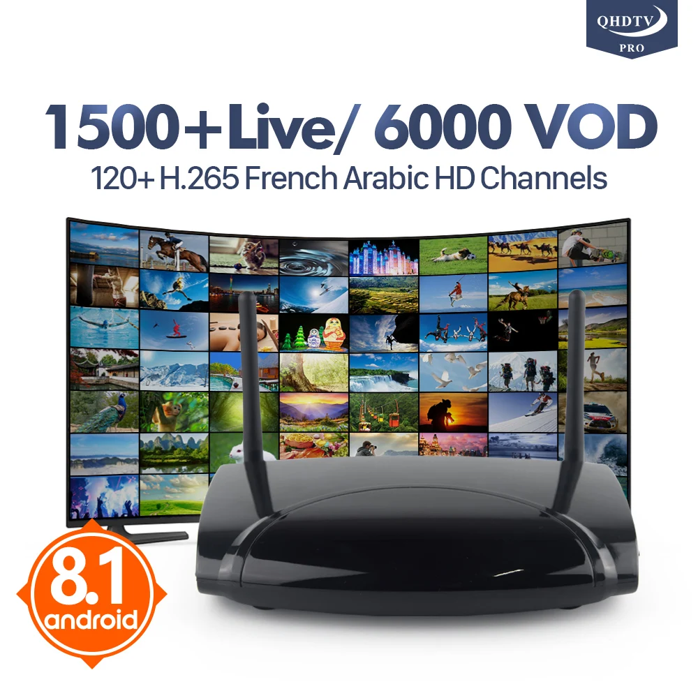 Leadcool R2 QHDTV Pro 1 Year IPTV Arabic France Android 8.1 Box H.265 Decoder 4K IPTV WIFI Netherlands Belgium IPTV Subscription
Leadcool R2 QHDTV Pro 1 Year IPTV Arabic France Android 8.1 Box H.265 Decoder 4K IPTV WIFI Netherlands Belgium IPTV Subscription