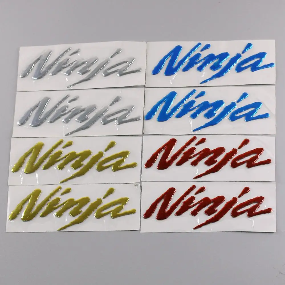 16x5cm 3D Ninja Stickers For Kawasaki Ninja 250R 300R ZX6R 636 ZX10R Z1000XS Z1000 Z800 ZX7R ZX9R ER Side Decals Emblems
16x5cm 3D Ninja Stickers For Kawasaki Ninja 250R 300R ZX6R 636 ZX10R Z1000XS Z1000 Z800 ZX7R ZX9R ER Side Decals Emblems