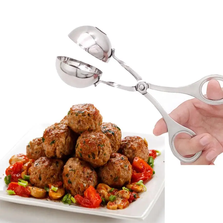 1pc Meat Ball Maker Stainless Steel Meatball Maker Convenient Stuffed Meatball DIY Clip Meat Ball
1pc Meat Ball Maker Stainless Steel Meatball Maker Convenient Stuffed Meatball DIY Clip Meat Ball