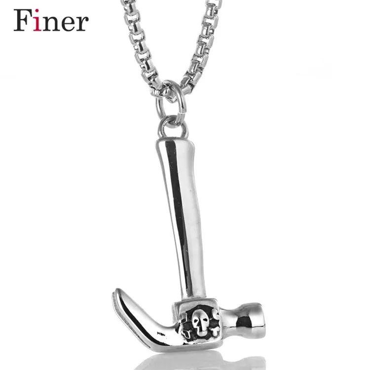 High Polished Stainless Steel Hammer Pendant Mother's Day Father's Day Necklace Unisex Gifts for Carpenter and Carpenter Family
High Polished Stainless Steel Hammer Pendant Mother's Day Father's Day Necklace Unisex Gifts for Carpenter and Carpenter Family