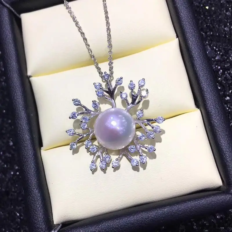 FENASY Natural Pearl Pendant Necklace For Women 925 Sterling Silver Pendants&necklaces Flower Shape Wedding Engagement Jewelry
FENASY Natural Pearl Pendant Necklace For Women 925 Sterling Silver Pendants&necklaces Flower Shape Wedding Engagement Jewelry