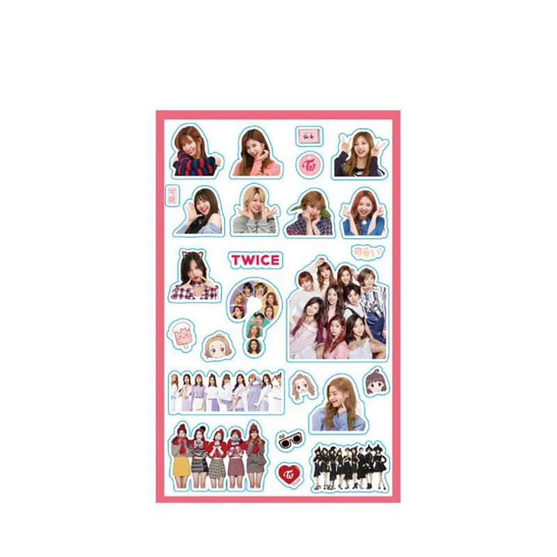 1 Pcs Kpop Twice Adhensive Stickers Phone Luggage Sticker Transparent Waterproof Stationery for Student Kids Fans Gift
1 Pcs Kpop Twice Adhensive Stickers Phone Luggage Sticker Transparent Waterproof Stationery for Student Kids Fans Gift