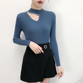 Women Sweater High Elastic Solid Turtleneck 2018 Fall Winter Fashion Sweater Women Slim Sexy High Bottoming Knitted Pullovers
Women Sweater High Elastic Solid Turtleneck 2018 Fall Winter Fashion Sweater Women Slim Sexy High Bottoming Knitted Pullovers
