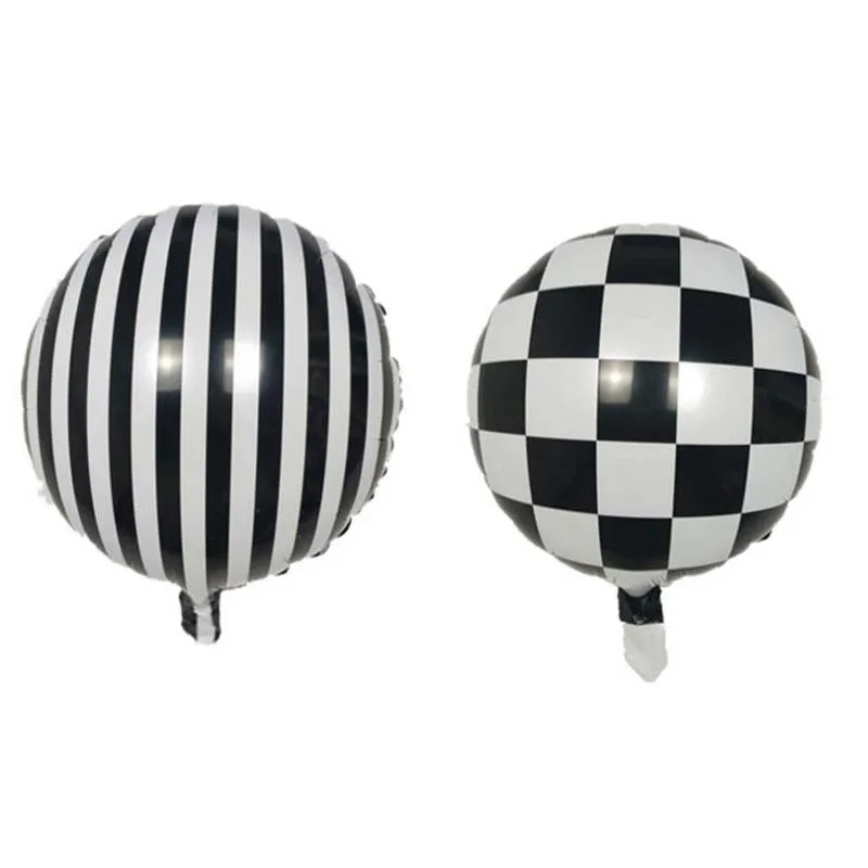 10 Pcs Hot Sale 18inch Flags Foil Balloon Checkered White Black Race Line Toys for Kids Party Balloon Home Decoration
10 Pcs Hot Sale 18inch Flags Foil Balloon Checkered White Black Race Line Toys for Kids Party Balloon Home Decoration