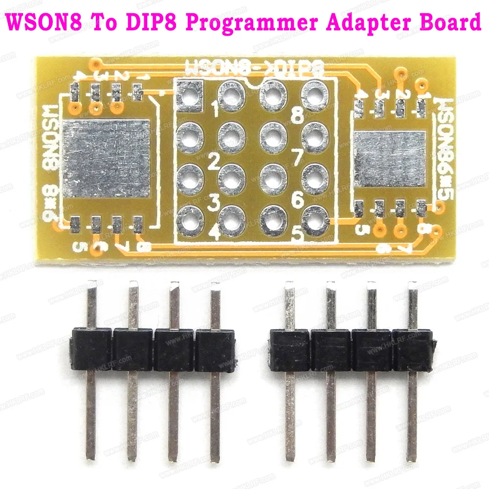 QFN8-DIP8 Programmer Adapter Board WSON8-DIP8 8x6mm 6x5mm for RT809H RT809F TL866II Pus TL866A TNM5000 XELTEK Programmer
QFN8-DIP8 Programmer Adapter Board WSON8-DIP8 8x6mm 6x5mm for RT809H RT809F TL866II Pus TL866A TNM5000 XELTEK Programmer