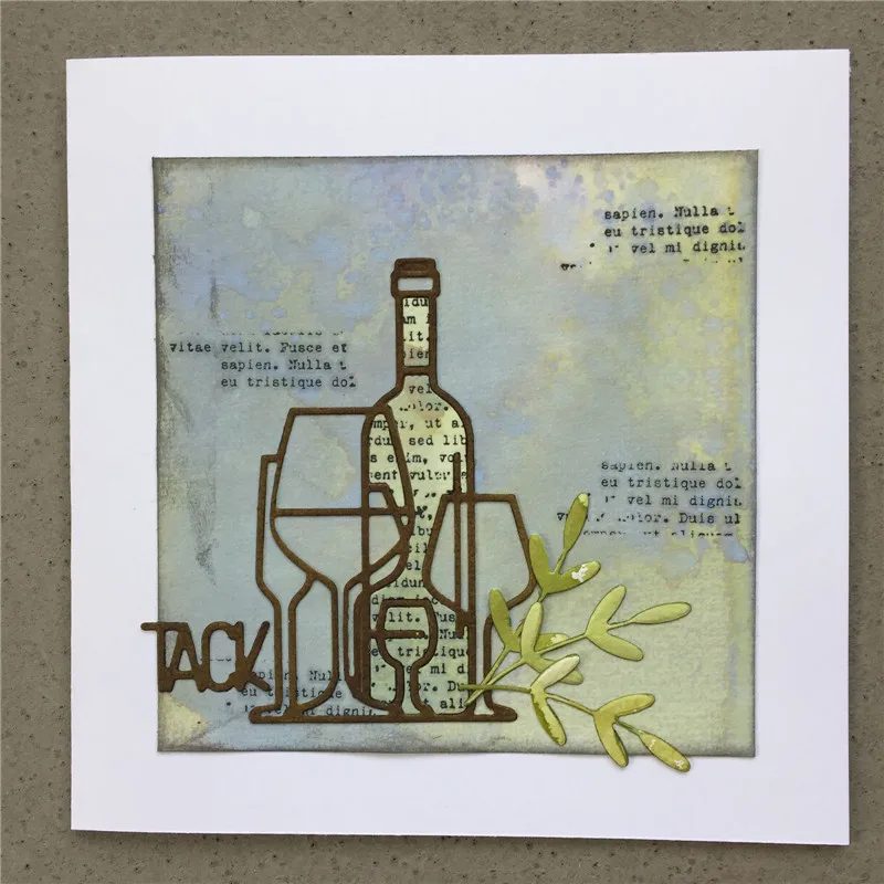 YaMinSanNiO 1 Pcs/lot Metal Cutting Dies Scrapbooking For Card Making DIY Embossing Cuts New Craft Dies Wine Bottle Goblet
YaMinSanNiO 1 Pcs/lot Metal Cutting Dies Scrapbooking For Card Making DIY Embossing Cuts New Craft Dies Wine Bottle Goblet
