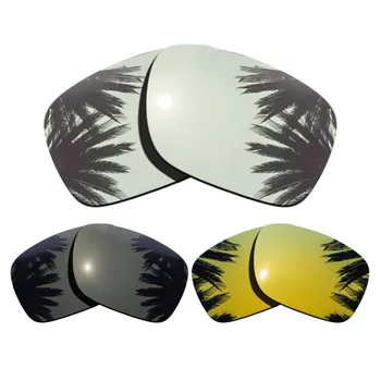 (Silver+Black+24K Gold Mirrored Coating) 3-Pairs Polarized Replacement Lenses for Holbrook Frame 100% UVA & UVB Protection
(Silver+Black+24K Gold Mirrored Coating) 3-Pairs Polarized Replacement Lenses for Holbrook Frame 100% UVA & UVB Protection