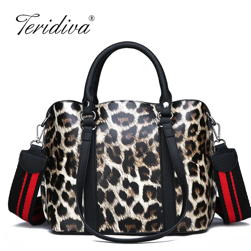 Leopard Print Large Capacity Leather Women Handbag Top-handle Tote Bag Fashion Big Crossbody Bags For Women Messenger Bags 2019
Leopard Print Large Capacity Leather Women Handbag Top-handle Tote Bag Fashion Big Crossbody Bags For Women Messenger Bags 2019