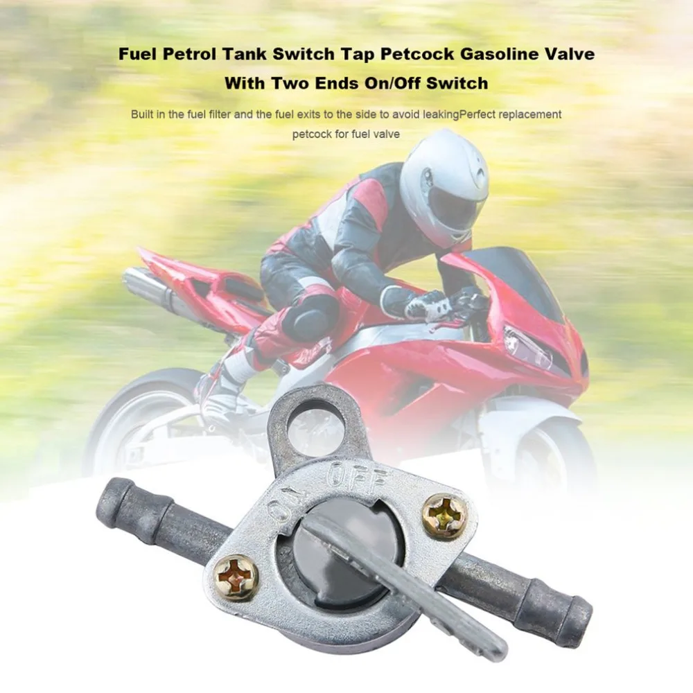 Fuel Petrol Tank Switch Tap Petcock Gasoline Valve With Two Ends On/Off Switch For Cross-country Motorcycle ATV Moped Hot
Fuel Petrol Tank Switch Tap Petcock Gasoline Valve With Two Ends On/Off Switch For Cross-country Motorcycle ATV Moped Hot