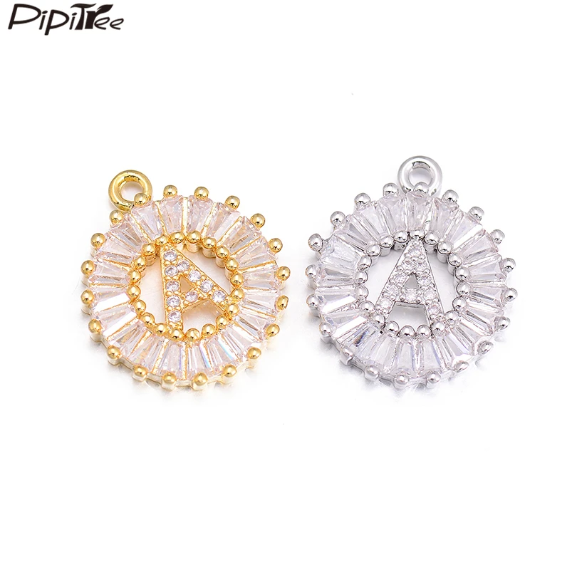 Pipitree DIY 26 Alphabet Letter Charms for Pendant Jewelry Making Copper CZ Zirocn A-Z Initial Charms Beads Accessories 15mm 
Pipitree DIY 26 Alphabet Letter Charms for Pendant Jewelry Making Copper CZ Zirocn A-Z Initial Charms Beads Accessories 15mm