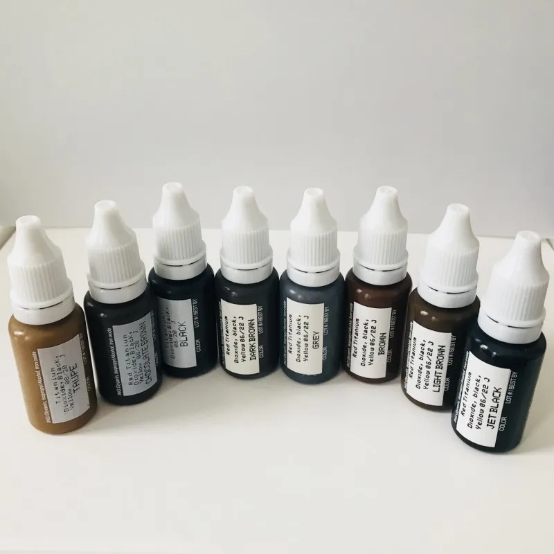 8pcs High Quality Tattoo Ink Pigment For Permanent Makeup Easy To Wear Micro Pigment Eyebrow Body Tattoo Art Beauty Tools
8pcs High Quality Tattoo Ink Pigment For Permanent Makeup Easy To Wear Micro Pigment Eyebrow Body Tattoo Art Beauty Tools