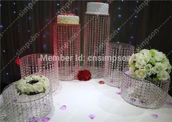 Crystal cake stand centerpiece Wedding Cake Display Birthday decoration Wedding decorations party decorations event decoration
Crystal cake stand centerpiece Wedding Cake Display Birthday decoration Wedding decorations party decorations event decoration