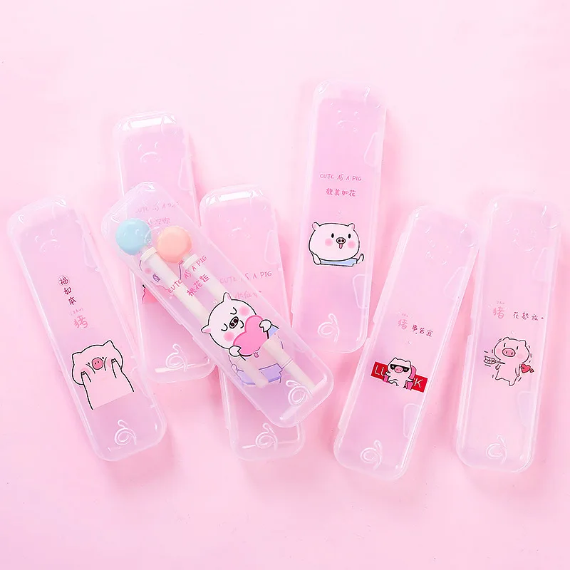 Coloffice Cute Cartoon Pig Styling Pencil Case Transparent Matte Multi-Function Large Capacity Storage Box Student Stationery
Coloffice Cute Cartoon Pig Styling Pencil Case Transparent Matte Multi-Function Large Capacity Storage Box Student Stationery