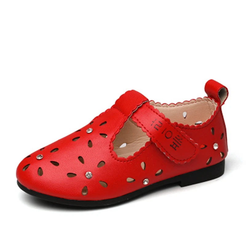 2017 Spring Summer Children's Sandals Girls Leather Shoes Princess Cut-outs Rhinestone Kids Shoes Flat Non-slip
2017 Spring Summer Children's Sandals Girls Leather Shoes Princess Cut-outs Rhinestone Kids Shoes Flat Non-slip