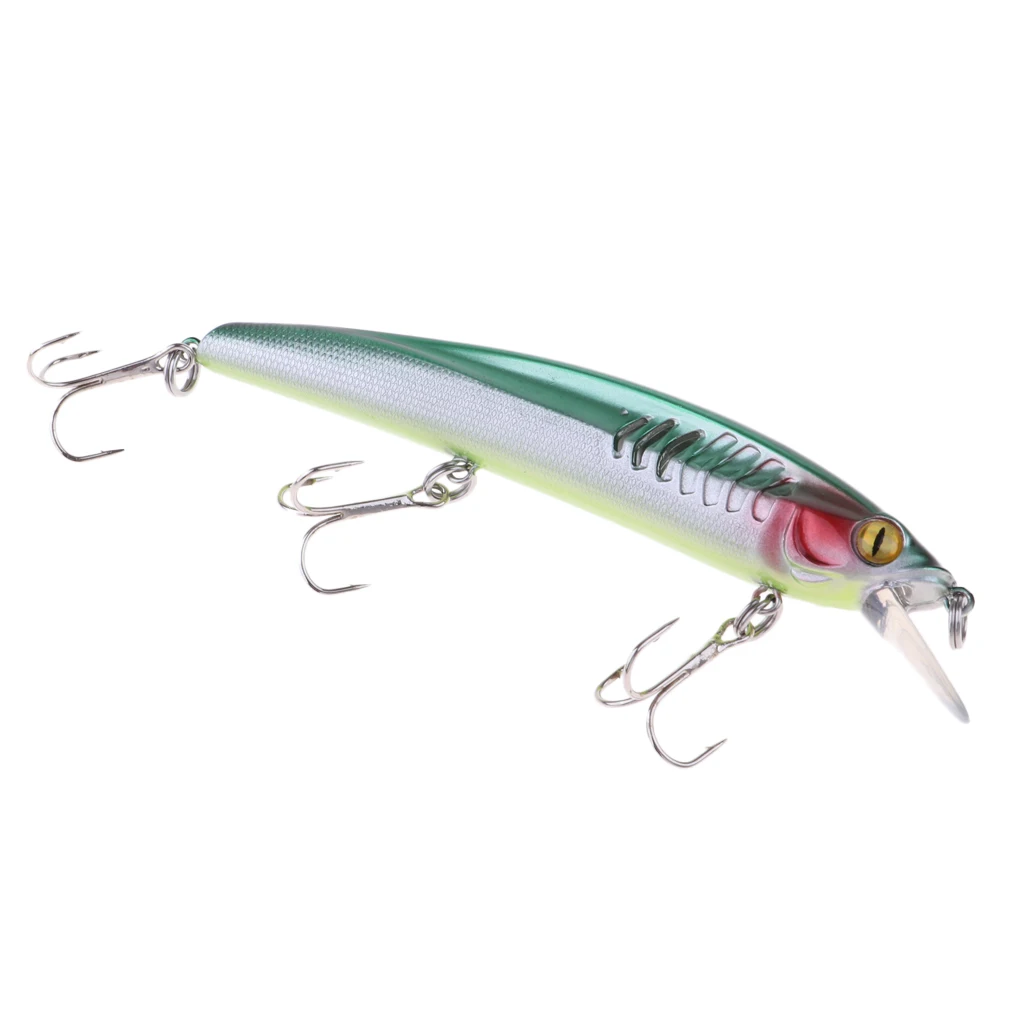 MagiDeal 3D Minnow Fishing Lure Set Lifelike Bait Bionic Spinning Swimbait Fishing Tackle for Freshwate Saltwater Fishing
MagiDeal 3D Minnow Fishing Lure Set Lifelike Bait Bionic Spinning Swimbait Fishing Tackle for Freshwate Saltwater Fishing