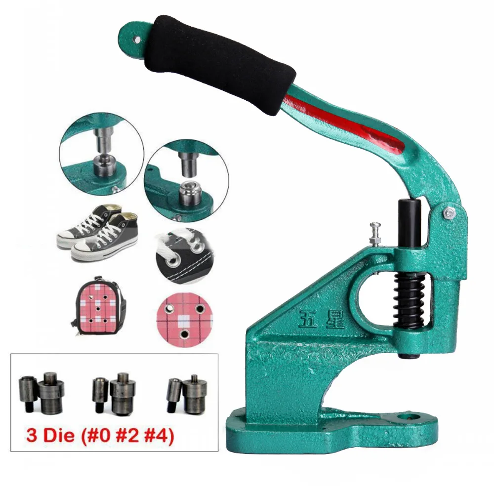 (Ship from America) Industrial Grommet Button Machine Maker Eyelet Hand Press Presser Punch Tool For Banner Bags Shoes
(Ship from America) Industrial Grommet Button Machine Maker Eyelet Hand Press Presser Punch Tool For Banner Bags Shoes
