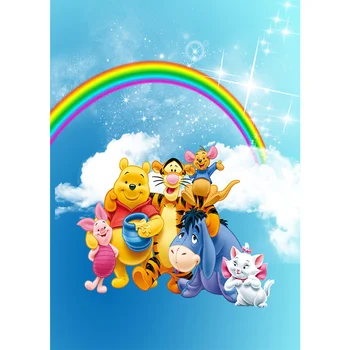 Colorwonder 5x7ft Cartoon Photography Backdrop Winnie Pooh Friends Rainbow Blue Sky Background Themed Party YouTube Backdrops
Colorwonder 5x7ft Cartoon Photography Backdrop Winnie Pooh Friends Rainbow Blue Sky Background Themed Party YouTube Backdrops
