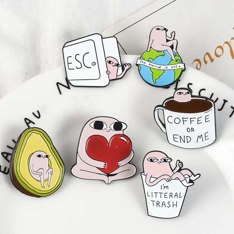 Pink Enamel Pins Earth Coffee Avocado Monster Badges Cartoon Lovely Heart Brooches Bag Clothes Lapel Pin Humor Jewelry Gift
Pink Enamel Pins Earth Coffee Avocado Monster Badges Cartoon Lovely Heart Brooches Bag Clothes Lapel Pin Humor Jewelry Gift