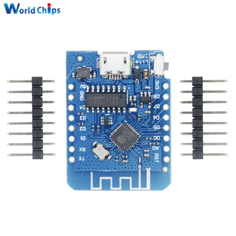 For WEMOS D1 Mini Lite V1.0.0 - WIFI Internet of Things Development Board Based ESP8285 1MB FLASH 3.3V With Pins
For WEMOS D1 Mini Lite V1.0.0 - WIFI Internet of Things Development Board Based ESP8285 1MB FLASH 3.3V With Pins