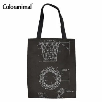 Coloranimal Gray Basket ball Pattern Women Casual Tote Bags Canvas Shopping Bags for Ladies Girl Eco-friendly Cotton Handbag
Coloranimal Gray Basket ball Pattern Women Casual Tote Bags Canvas Shopping Bags for Ladies Girl Eco-friendly Cotton Handbag