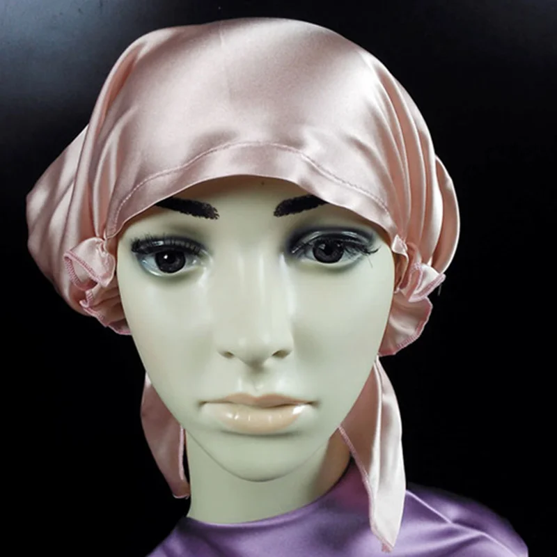 Silk Sleeping Cap New 100% Silk Night Cap Solid Color Soft Night Wrap Head Cover for Hair Care Elastic Band sjm-01
Silk Sleeping Cap New 100% Silk Night Cap Solid Color Soft Night Wrap Head Cover for Hair Care Elastic Band sjm-01