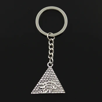 Fashion 30mm Key Ring Metal Key Chain Keychain Jewelry Antique Silver Color Plated Egyptian Pyramid Eye Of Horus 30x31mm Pendant
Fashion 30mm Key Ring Metal Key Chain Keychain Jewelry Antique Silver Color Plated Egyptian Pyramid Eye Of Horus 30x31mm Pendant