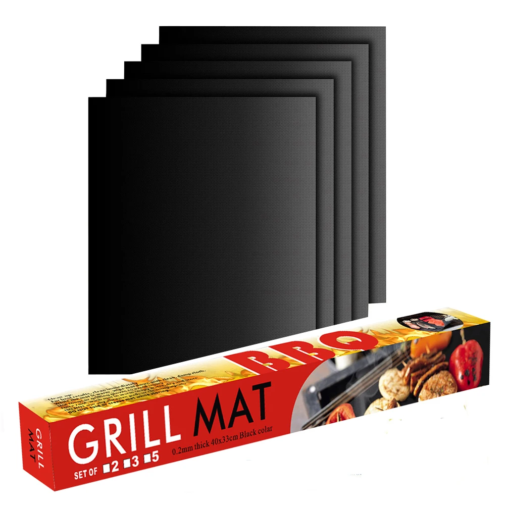 2pcs Kitchen Non-stick BBQ Grill Mat Baking Mat Teflon Cooking Grilling Sheet Heat Resistance Easily Cleaned Tools
2pcs Kitchen Non-stick BBQ Grill Mat Baking Mat Teflon Cooking Grilling Sheet Heat Resistance Easily Cleaned Tools