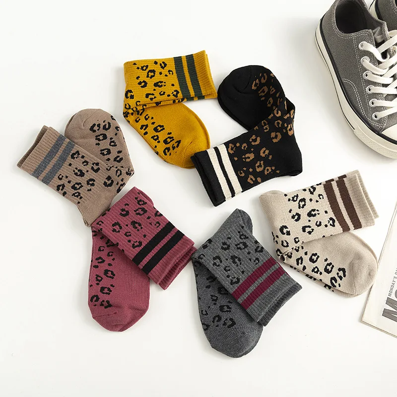 Women Socks Leopard 1pair 2019 Autumn New Cotton Happy Striped Breathable Deodorant Fashion Long Socks Women Korea Style
Women Socks Leopard 1pair 2019 Autumn New Cotton Happy Striped Breathable Deodorant Fashion Long Socks Women Korea Style