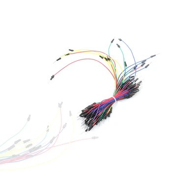 65Pcs/Lot Jumper Cable Jump Code Wire Kit Set Breadboard Wires for arduino UNO R3
65Pcs/Lot Jumper Cable Jump Code Wire Kit Set Breadboard Wires for arduino UNO R3