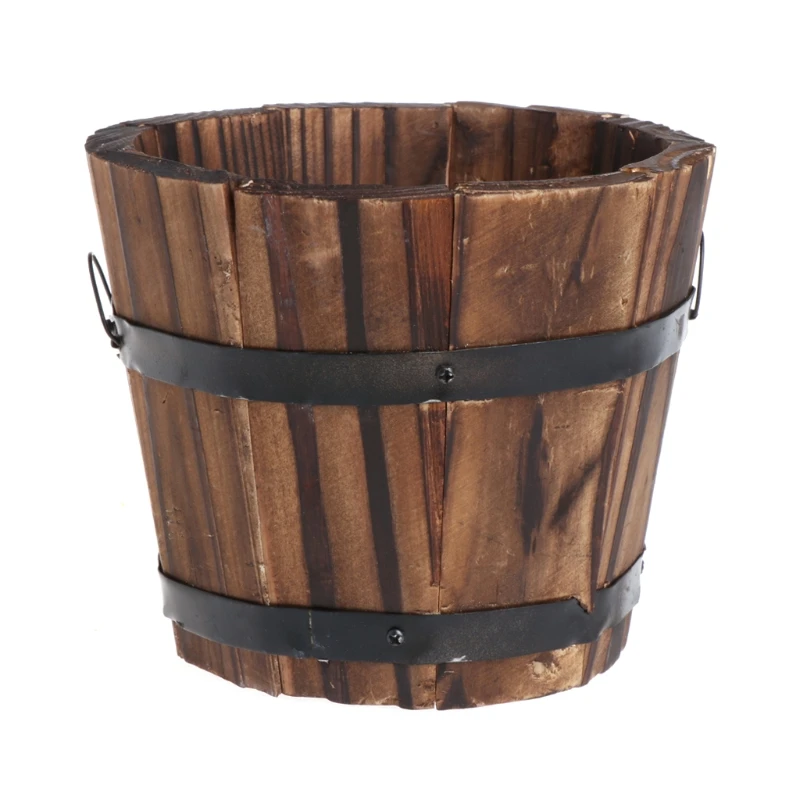 2019 New Retro Round Wooden Flower Pots Planter Barrel Home Garden Outdoor Decoration Garden Supplies
2019 New Retro Round Wooden Flower Pots Planter Barrel Home Garden Outdoor Decoration Garden Supplies