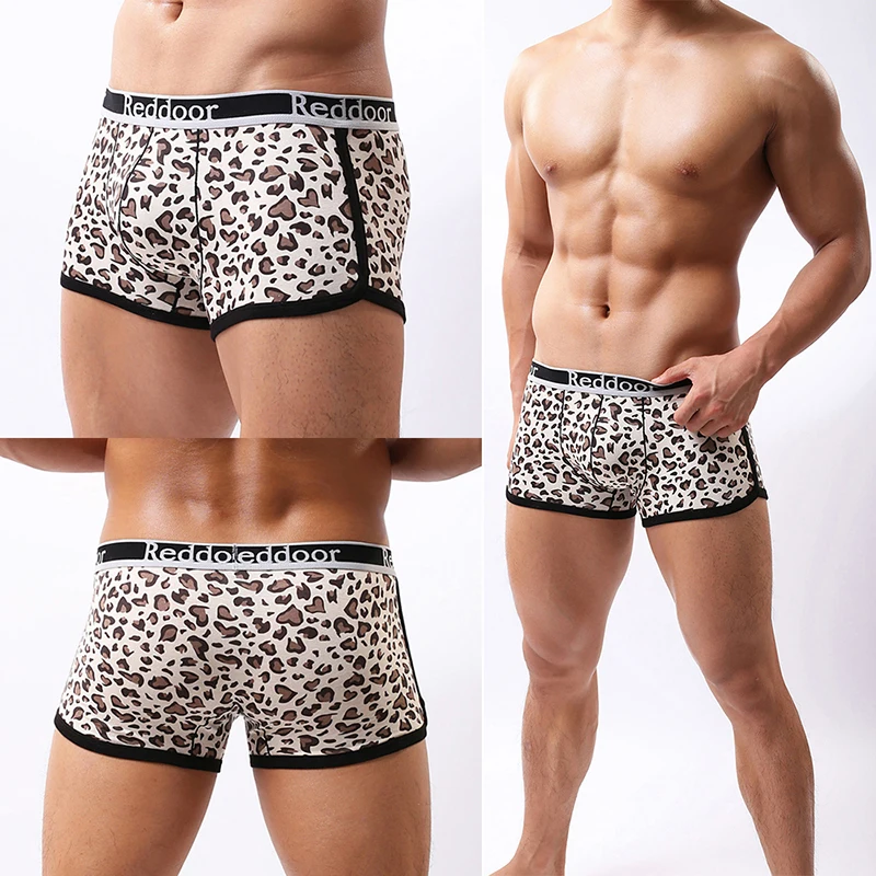 Male Low Rise Sexy Leopard Printed Underwear Trunk U Convex Bulge Design Men's Spandex Underwear Shorts Cueca Boxer
Male Low Rise Sexy Leopard Printed Underwear Trunk U Convex Bulge Design Men's Spandex Underwear Shorts Cueca Boxer