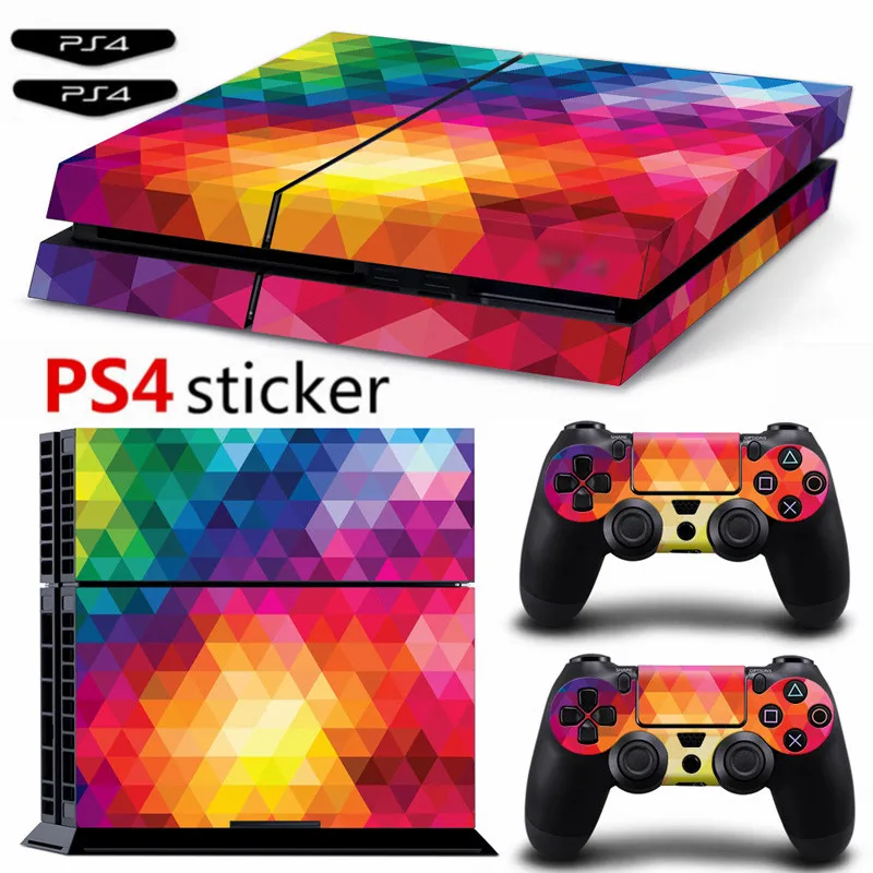 Colorful Ps4 Sticker Vinyl Cover Decal PS4 Skin for PS4 Console and 2 Controllers
Colorful Ps4 Sticker Vinyl Cover Decal PS4 Skin for PS4 Console and 2 Controllers