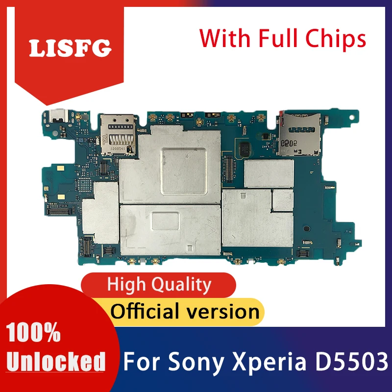 For Sony Xperia Z1 Mini Compact D5503 M51W MB Plate Motherboard Unlocked Logic Board For Sony Xperia Z1 Mini D5503 With Chips
For Sony Xperia Z1 Mini Compact D5503 M51W MB Plate Motherboard Unlocked Logic Board For Sony Xperia Z1 Mini D5503 With Chips