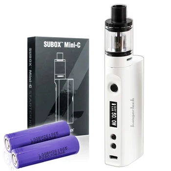 KangerTech SUBOX Mini-C Starter Kit 50W with 3ml Atomizer Tank, Coil Head - White
KangerTech SUBOX Mini-C Starter Kit 50W with 3ml Atomizer Tank, Coil Head - White