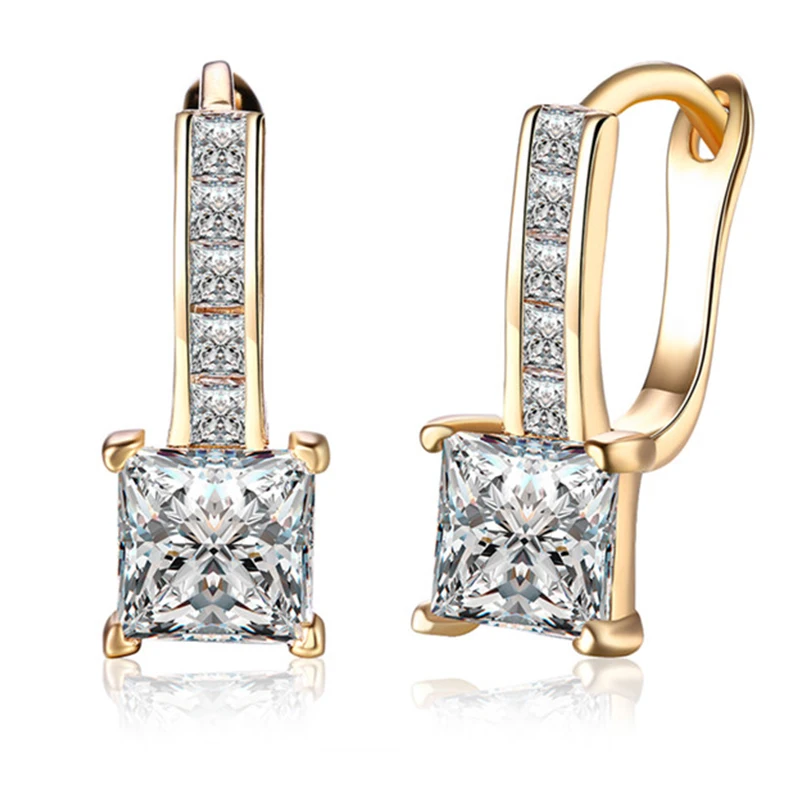 Big Hoop Earrings Square Shiny Zircon Statement Female with Fashion Design Earring For Women Hoop Earrings Party Jewelry 2019
Big Hoop Earrings Square Shiny Zircon Statement Female with Fashion Design Earring For Women Hoop Earrings Party Jewelry 2019