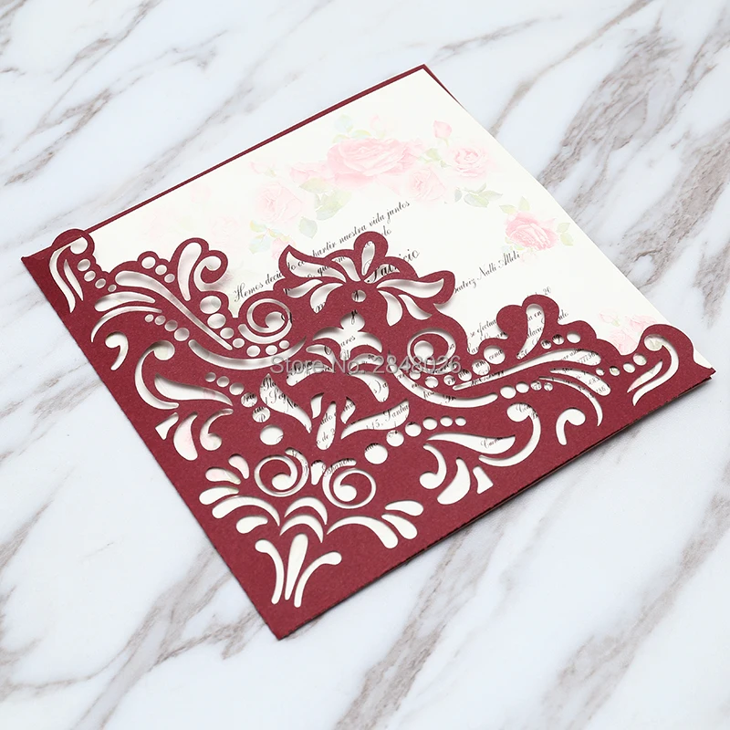 50pcs Personalized Laser cut pocket Wedding Luxury Envelope Card Modern Wedding/monogram wedding invitations
50pcs Personalized Laser cut pocket Wedding Luxury Envelope Card Modern Wedding/monogram wedding invitations