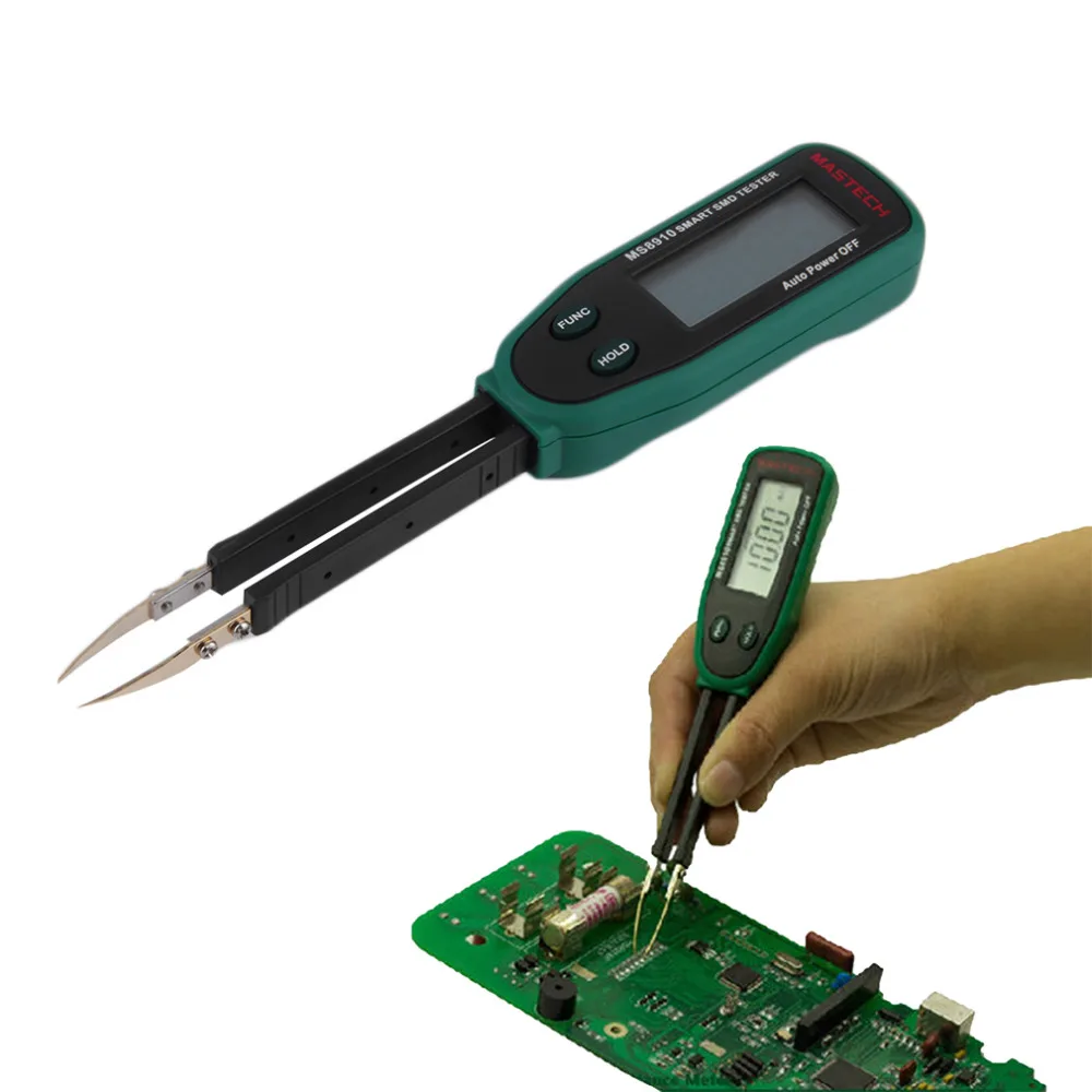 Hot Worldwide Tweezers Smart SMD RC Resistance Capacitance Diode Meter Tester Auto Scan New