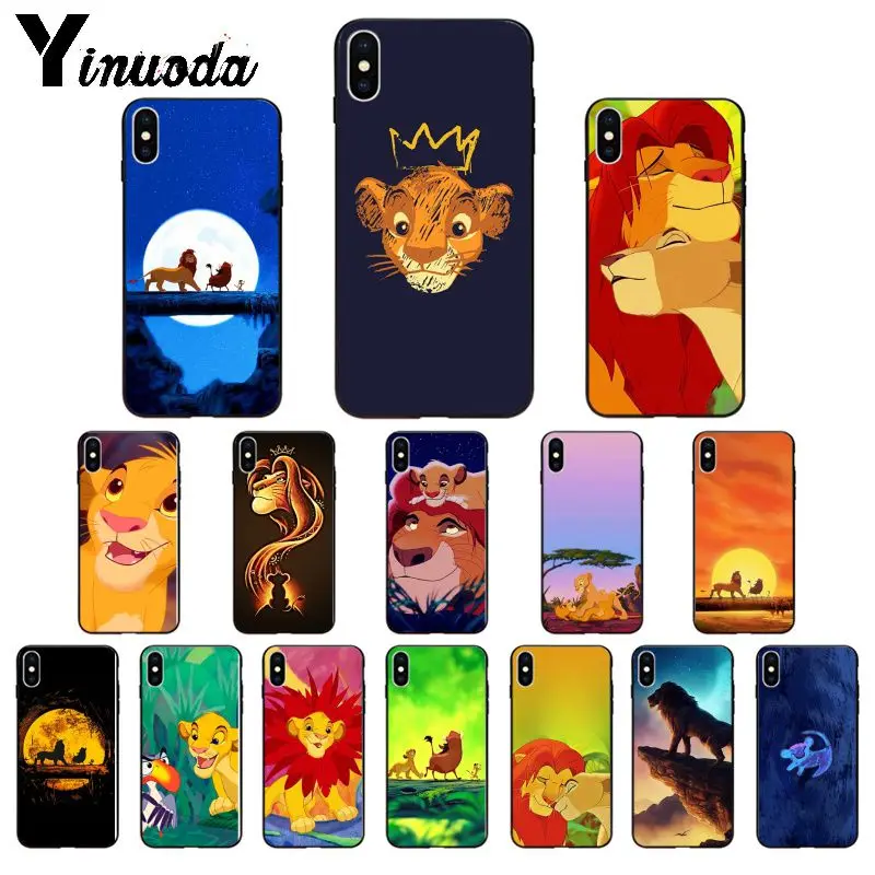 Yinuoda Lion King Simba TPU Soft Silicone Black Phone Case for iPhone 5 5Sx 6 7 7plus 8 8Plus X XS MAX XR
Yinuoda Lion King Simba TPU Soft Silicone Black Phone Case for iPhone 5 5Sx 6 7 7plus 8 8Plus X XS MAX XR