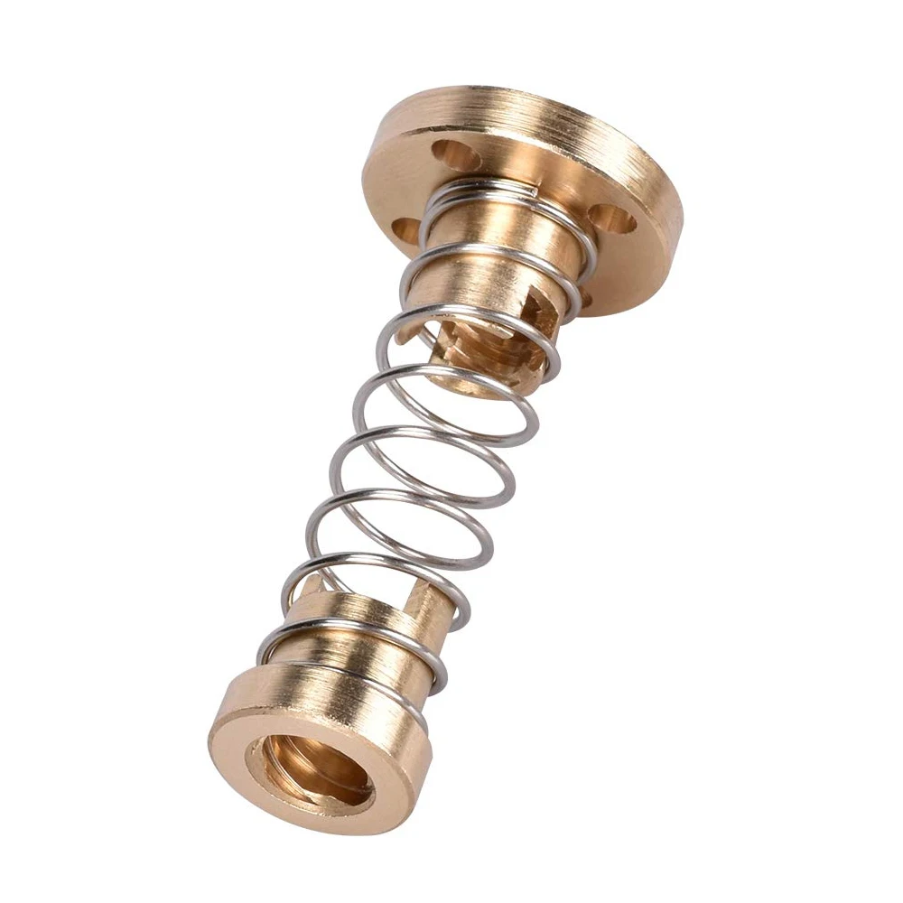 Threaded Rod Lead Screws DIY CNC 3D Printer Parts T8 Anti Backlash Spring Loaded Nut Elimination Gap Nut for 8mm
Threaded Rod Lead Screws DIY CNC 3D Printer Parts T8 Anti Backlash Spring Loaded Nut Elimination Gap Nut for 8mm