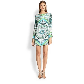 New Seconds Kill Silk Cotton Summer Dress Vestido Fresh Print Elastic Fashion Figuring Style Slim Knitted Long-sleeve Dress
New Seconds Kill Silk Cotton Summer Dress Vestido Fresh Print Elastic Fashion Figuring Style Slim Knitted Long-sleeve Dress