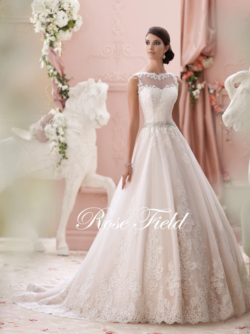 SL-020989 Modest A-line Sheer Sweetheart Appliqued Lace Beaded Belt Backless Wedding Dress 2015
SL-020989 Modest A-line Sheer Sweetheart Appliqued Lace Beaded Belt Backless Wedding Dress 2015