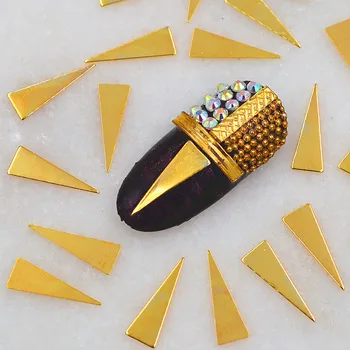 40PCS gold silver arrowhead triangle metal 3d nail art decoration nails glitter beauty accessoires manicure supplies tools
40PCS gold silver arrowhead triangle metal 3d nail art decoration nails glitter beauty accessoires manicure supplies tools