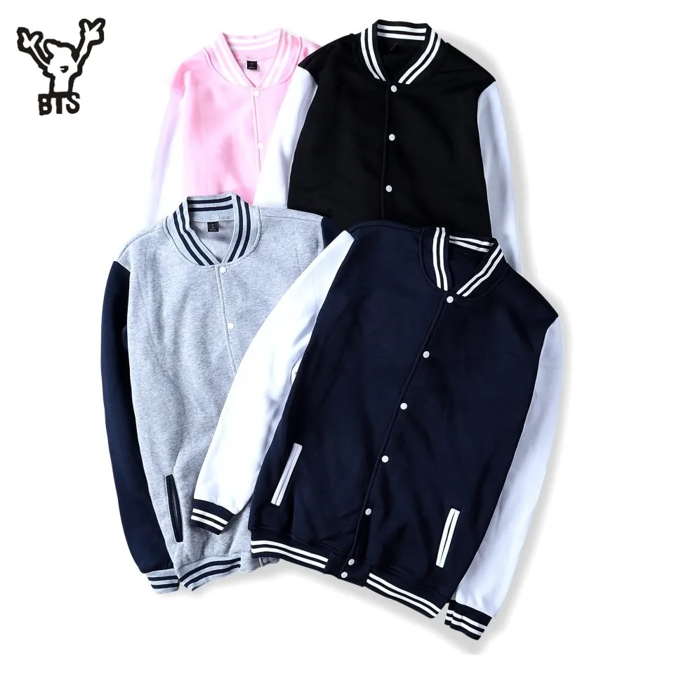 kpop 2017 Winter Baseball Jacket Men Sweatshirt College Sportswear Fleece Jackets Casual Slim Fit Jacket Mens solid veste homme
kpop 2017 Winter Baseball Jacket Men Sweatshirt College Sportswear Fleece Jackets Casual Slim Fit Jacket Mens solid veste homme