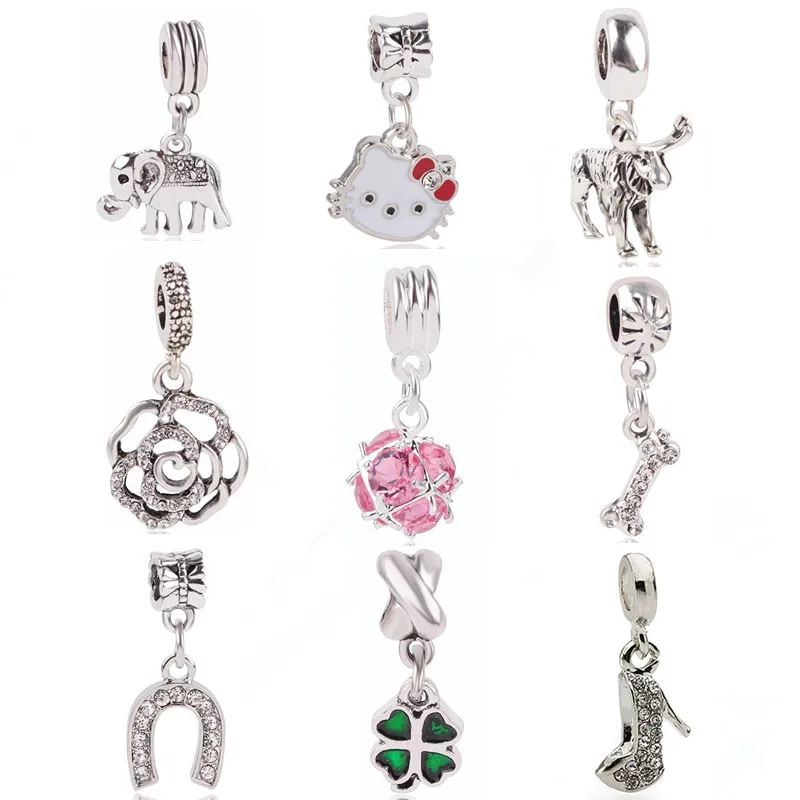 dodocharms Original Silver Color Charms KT High Heels Elephant Rose CZ Crystal Beads For Pandora Bracelets DIY Pendant Jewelry
dodocharms Original Silver Color Charms KT High Heels Elephant Rose CZ Crystal Beads For Pandora Bracelets DIY Pendant Jewelry