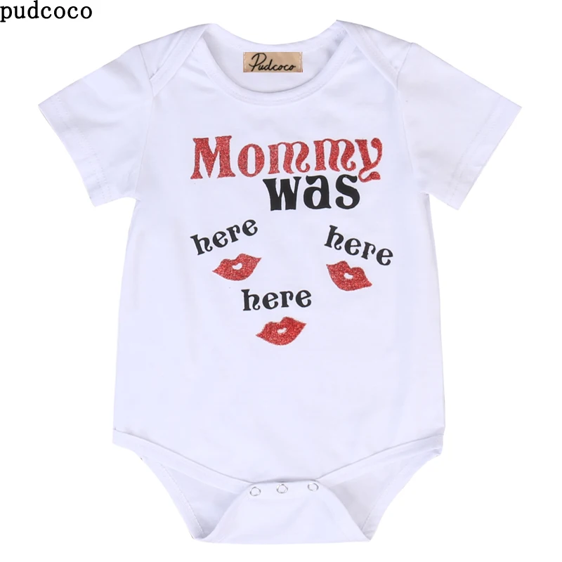 US STOCK cotton short sleeve baby girl Bodysuit Mommy was here Kiss Print Jumpsuit Outfits newborn baby Bodysuit cloth Sets
US STOCK cotton short sleeve baby girl Bodysuit Mommy was here Kiss Print Jumpsuit Outfits newborn baby Bodysuit cloth Sets