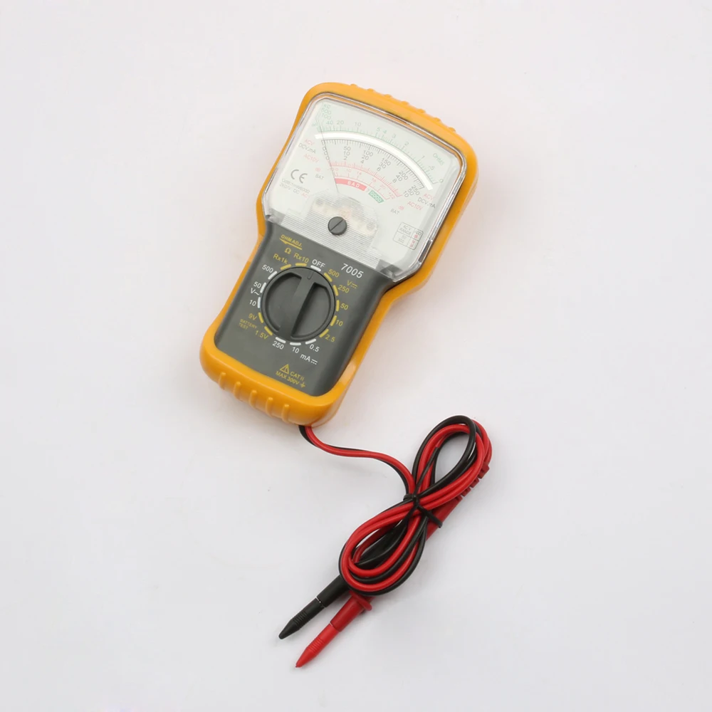 High Sensitivity Analogue multimeter 7005 ampere volt ohm meter current voltage resistance tester
High Sensitivity Analogue multimeter 7005 ampere volt ohm meter current voltage resistance tester