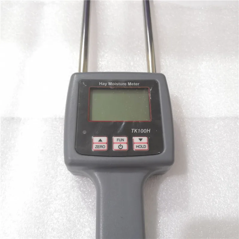 Portable Hay Moisture Meter for Cereal Straw,bran, Forage Grass, Leymus chinensis, Emperor Bamboo Grass, Testing Fibre TK100H
Portable Hay Moisture Meter for Cereal Straw,bran, Forage Grass, Leymus chinensis, Emperor Bamboo Grass, Testing Fibre TK100H