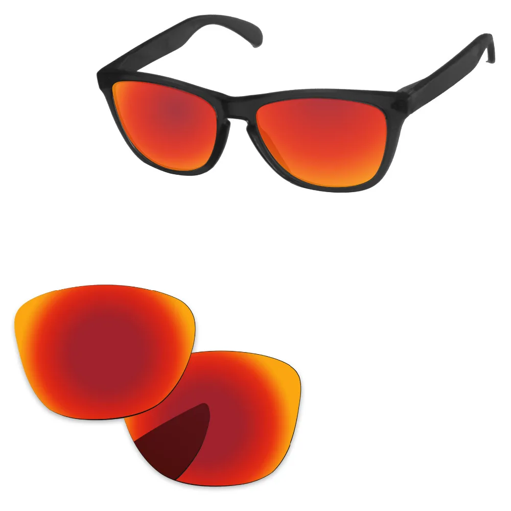 Fire Red Mirror Polarized Replacement Lenses For Frogskins LX Sunglasses Frame 100% UVA & UVB Protection
Fire Red Mirror Polarized Replacement Lenses For Frogskins LX Sunglasses Frame 100% UVA & UVB Protection